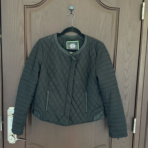 Vince Camuto Jackets & Blazers - Vince Camuto Women’s Black Plaid-Lined Coat Size L Classic Warm Outerwear